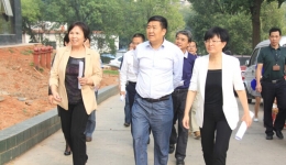 副市长王行水调研我院全科医生培训楼项目